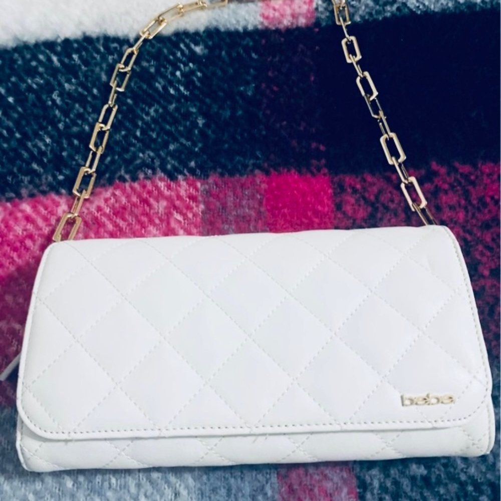 Brand new without tags, New Bebe Quilted Crossbody